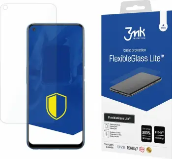 Xham hibrid mbrojtës për ekran, 3mk FlexibleGlass Lite për Realme 7 5G, ultra i hollë