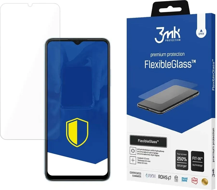 Mbrojtës ekrani FlexibleGlass 3mk Protection për Oppo A17, Transparent - 1