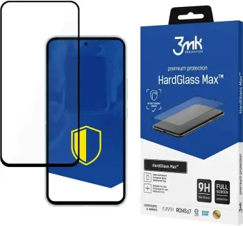 Xham mbrojtës 3MK HardGlass Max Lite për Samsung Galaxy A54 5G, fullscreen, 0.3mm, transparent
