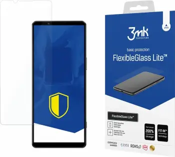 Mbështjellës xhami hibrid 3mk FlexibleGlass Lite për Sony Xperia 1 IV, Transparent