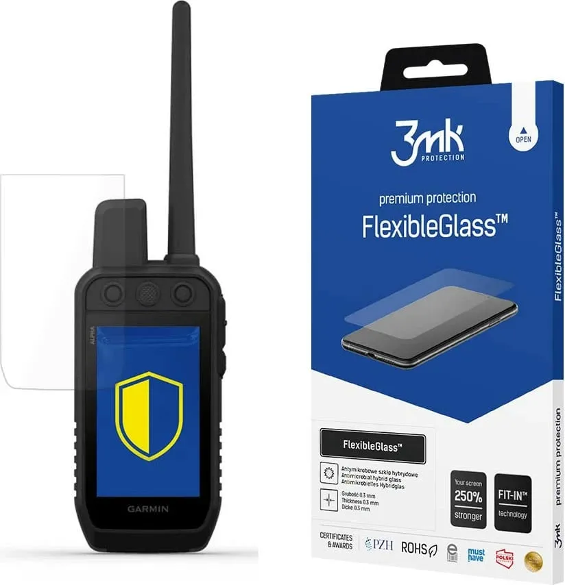 Mbrojtës ekrani FlexibleGlass 3mk për Garmin Alpha 300K - 1