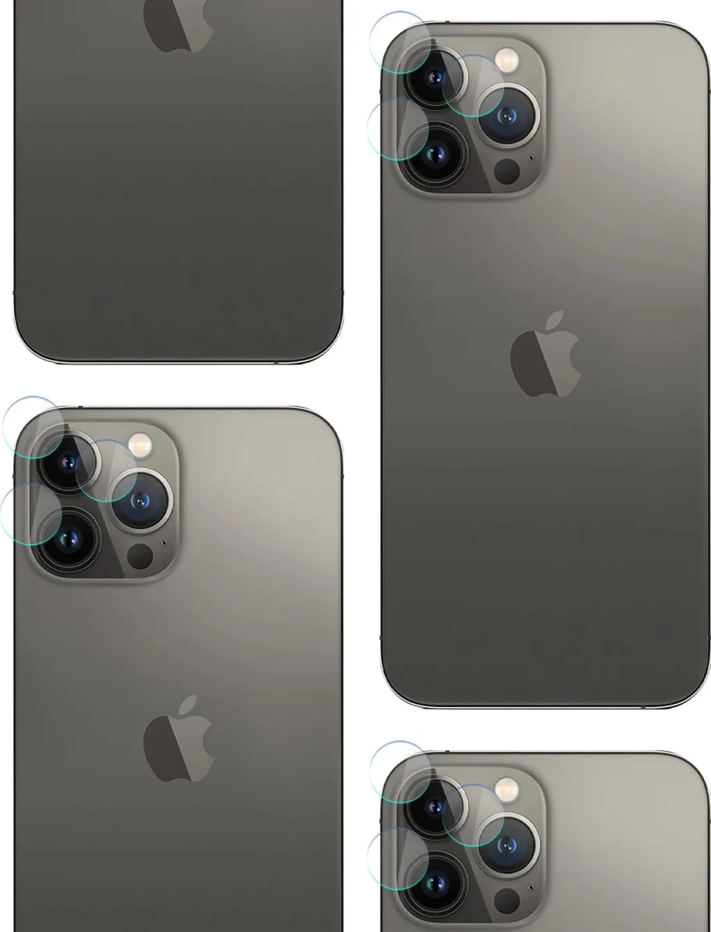 Mbështjellës 3mk Protection Comfort Set 4in1 për iPhone 14 Pro, i zi - 12
