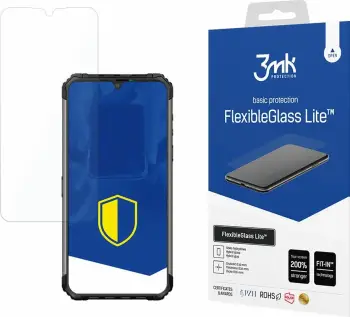 Xham hibrid mbrojtës për ekran, 3mk Protection FlexibleGlass Lite, për Ulefone Armor 7/7e, Transparent