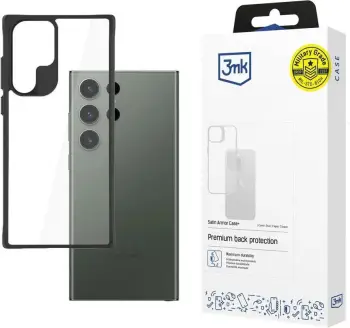 Mbrojtëse telefoni 3MK Satin Armor Case Plus, për Samsung Galaxy S23 Ultra, transparente