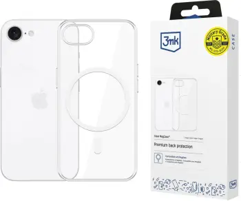 Mbështjellës 3mk MagCase për iPhone 16e / SE4, Transparent