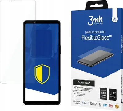 Mbrojtëse ekrani 3MK FlexibleGlass për Sony Xperia 5 V, xham hibrid, transparente - 1