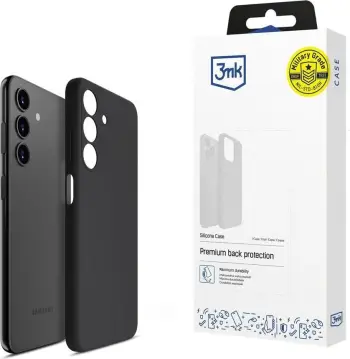 Kapak silicones 3MK për Samsung Galaxy A24 4G, i zi