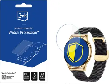 Film mbrojtës për ekran të smartwatch 3mk Protection Watch Protection ARC për Rubicon, set 3 copë