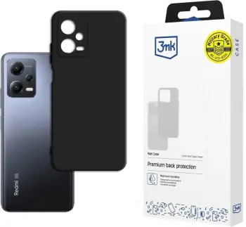 Mbulesë telefoni 3MK Matt Case Xiaomi Redmi Note 12 5G, TPU, e zezë