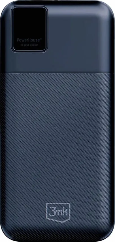 Powerbank 3mk PowerHouse 20,000mAh, 3 porta, Blu - 4