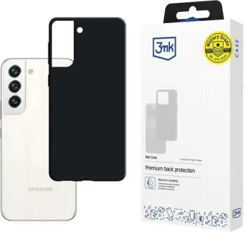 Mbështjellës 3mk Matt Case për Samsung Galaxy S22 Plus, i zi