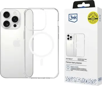 Mbështjellës telefoni 3mk COOLing MagCase për iPhone 16 Plus, kompatibil me MagSafe, transparent