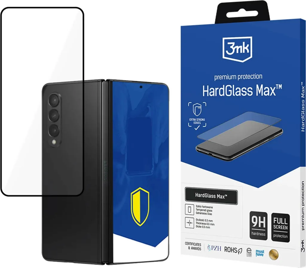 Xham mbrojtës Samsung Galaxy Z Fold 5 3mk HardGlass Max, i zi - 1