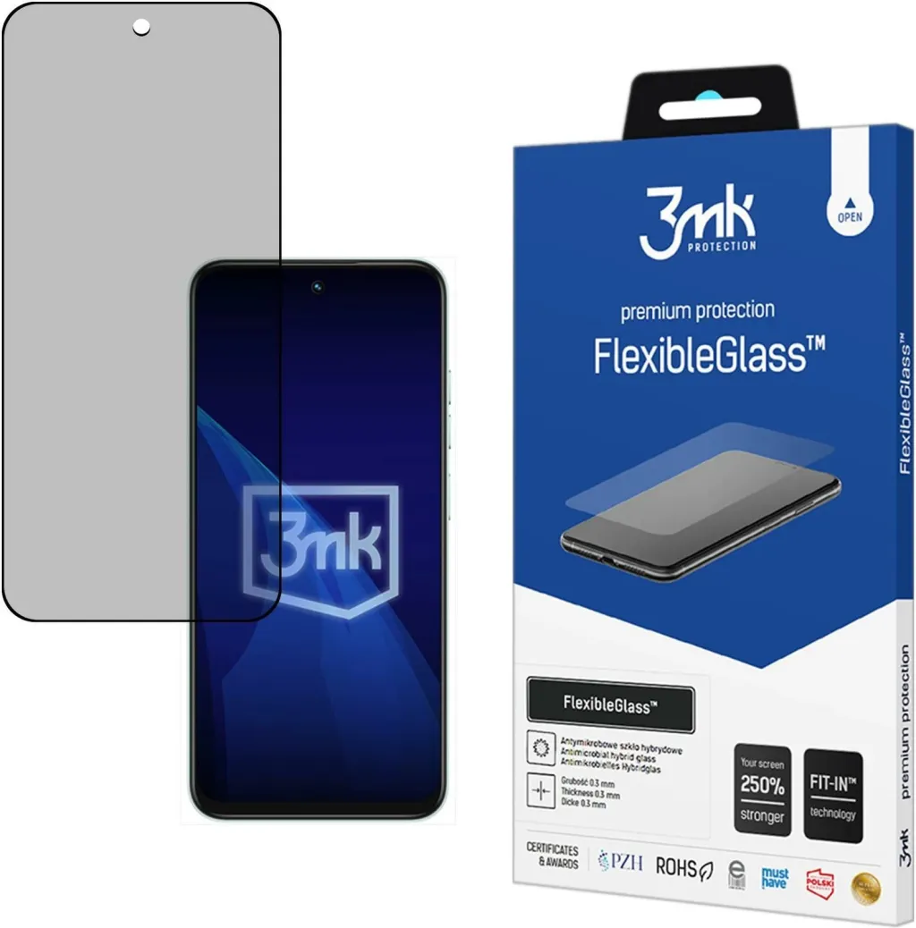Mbrojtës ekrani FlexibleGlass 3mk për Tecno Spark Go 1 / Pop 9 - 1