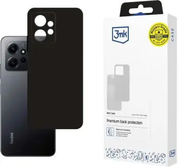 Mbulesë mbrojtëse 3MK Matt Case Xiaomi Redmi Note 12 4G, TPU, mat, e zezë