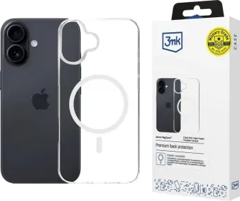 Mbështjellës 3mk MagCase për iPhone 16 Plus, transparent