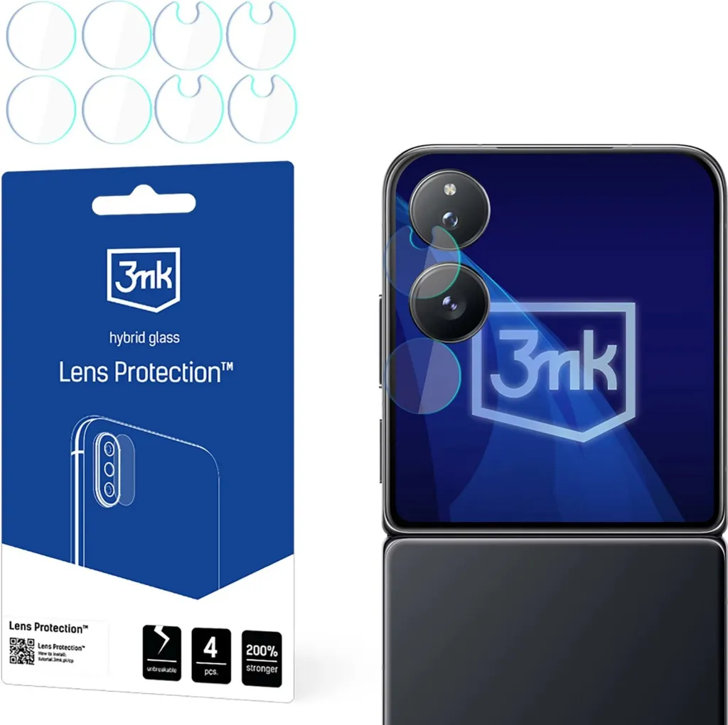 Xham hibrid për kamera, 3mk Protection, për Xiaomi Mix Flip, Set - 1