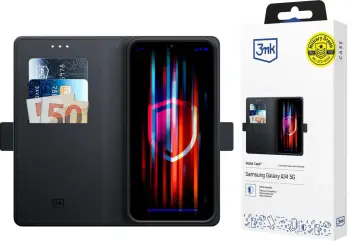 Këllëf silikoni 3MK për Samsung Galaxy A34 5G, i zi