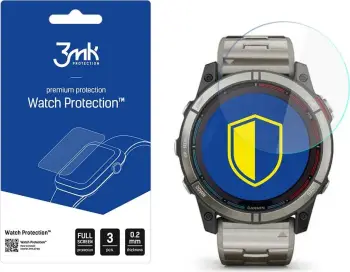 Mbrojtës ekrani 3MK FlexibleGlass për Garmin Quatix 7X, xham hibrid, transparent