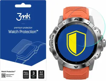 Xham mbrojtës për smartwatch 3mk Protection FlexibleGlass për Coros Vertix 2, set prej 3 copësh