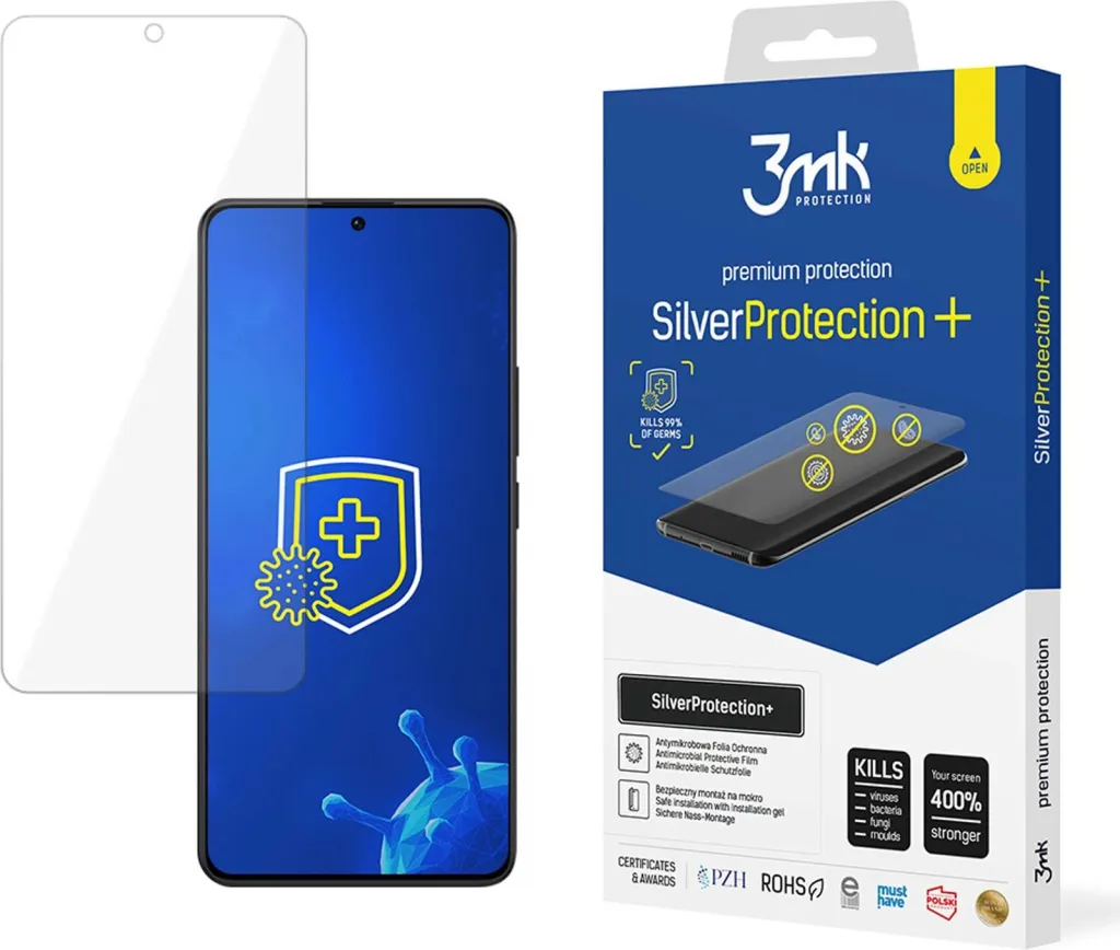 Folje mbrojtëse 3mk SilverProtection+ për Xiaomi Redmi Note 13 Pro+ - 1