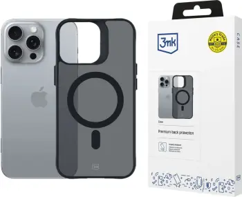 Mbështjellës 3mk Smoke MagCase me MagSafe për iPhone 16, gjysmë-transparent