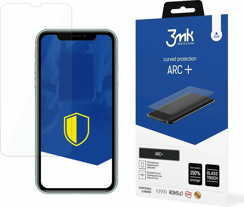 Folje mbrojtëse ekranit 3mk ARC+ për iPhone 11 - 1