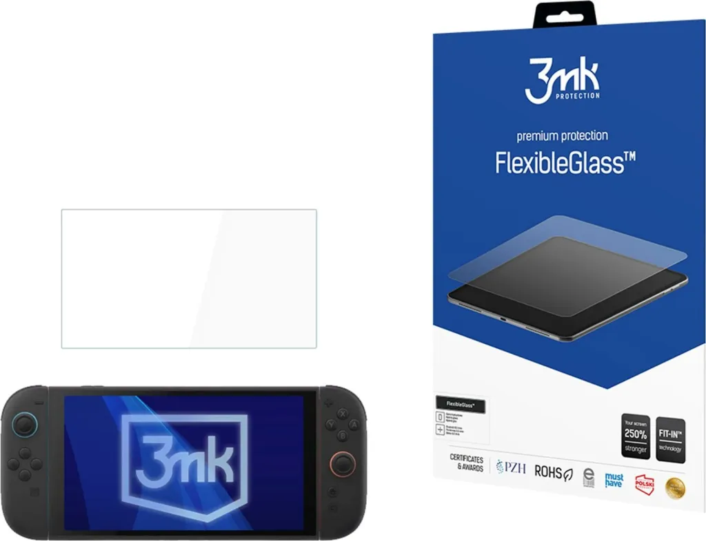 Mbrojtës ekrani hibrid 3mk FlexibleGlass për Nintendo Switch 2, deri 11" - 1