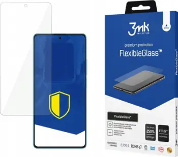 Xham mbrojtës 3MK FlexibleGlass për Xiaomi Redmi Note 13 4G, hibrid, transparent