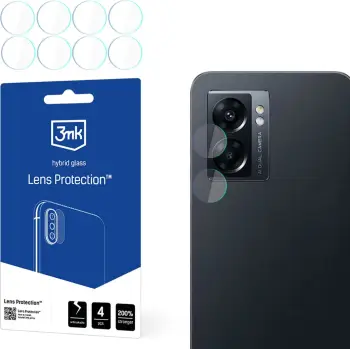 Xham mbrojtës kamerës 3mk Protection për Oppo A77 5G, set 4 copë