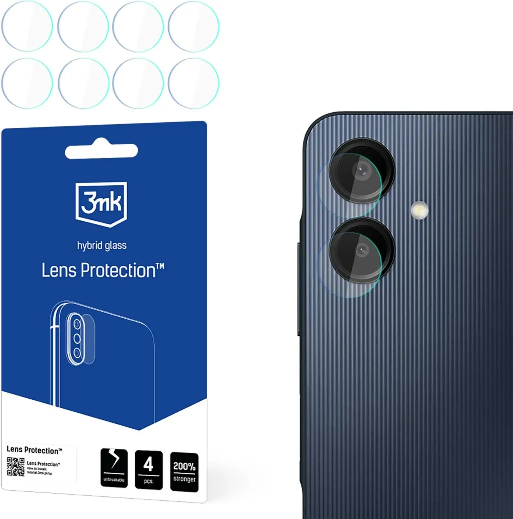 Xham hibrid mbrojtës për kamera 3mk Protection për Samsung Galaxy A06, set - 1