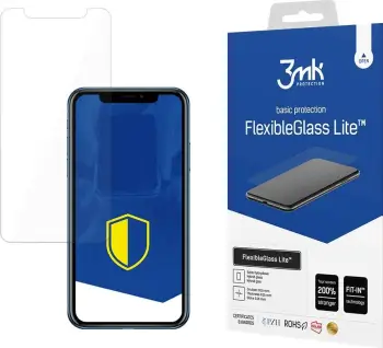 Xham hibrid mbrojtës 3mk FlexibleGlass Lite për iPhone XR, ultra i hollë