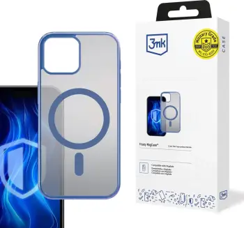 Mbështjellës 3mk Frosty MagCase për iPhone 12/12 Pro, Blue