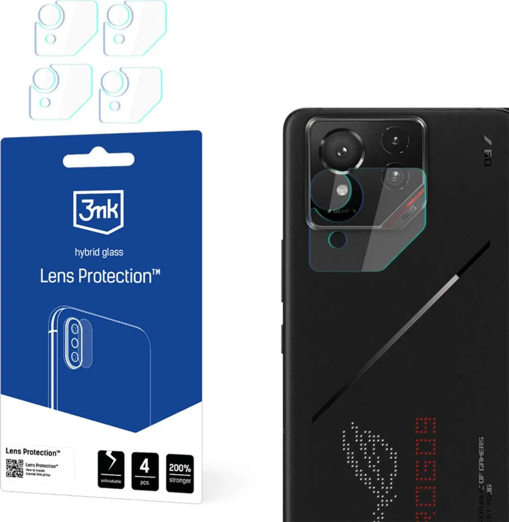 Mbrojtës xhami për kamerë 3mk Protection për Asus ROG Phone 9 FE, set - 1