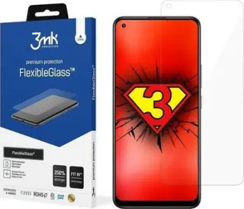 Mbështjellës xhami hibrid 3mk FlexibleGlass për Realme 8 Pro, Transparent