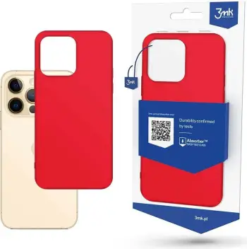 Mbështjellës 3mk Matt Case për iPhone 13 Pro, TPU, Kuq