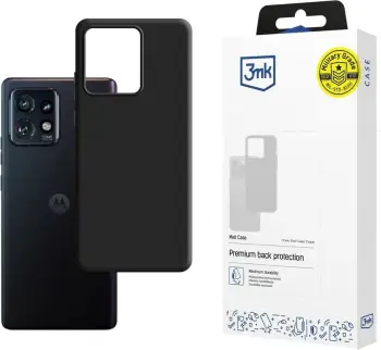 Mbështjellës 3mk Matt Case për Motorola Edge 40 Pro 5G, i zi