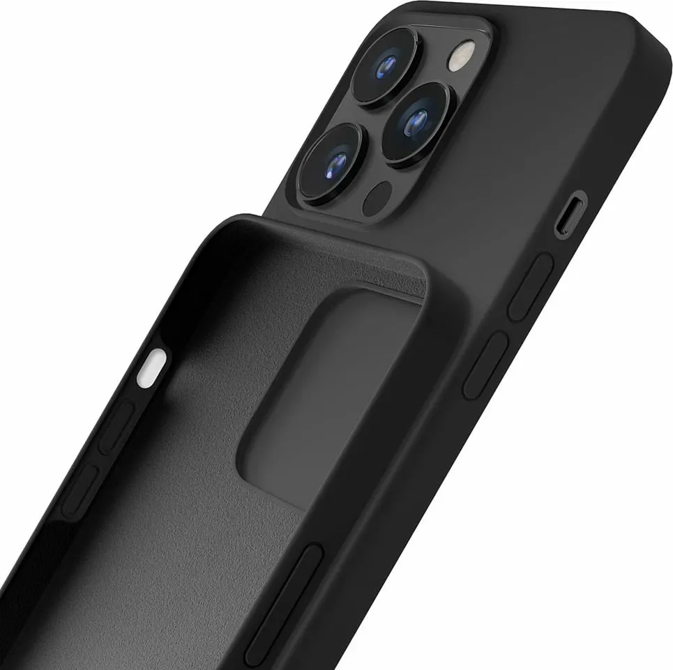 Mbështjellës silikon për celular 3mk, iPhone 14 Pro, i zi - 5