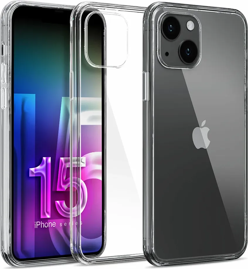 Kuti mbrojtëse 3MK Clear Case për iPhone 15 Plus, transparente, ultra e hollë - 2