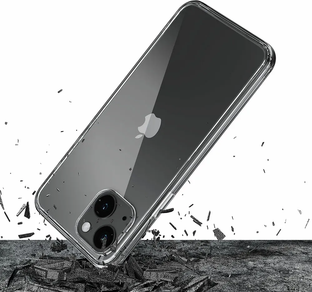 Kuti mbrojtëse 3MK Clear Case për iPhone 15 Plus, transparente, ultra e hollë - 3