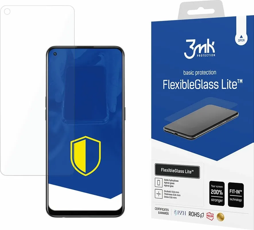 Xham mbrojtës hibrid 3mk FlexibleGlass Lite për Oppo Reno 5 Lite - 1