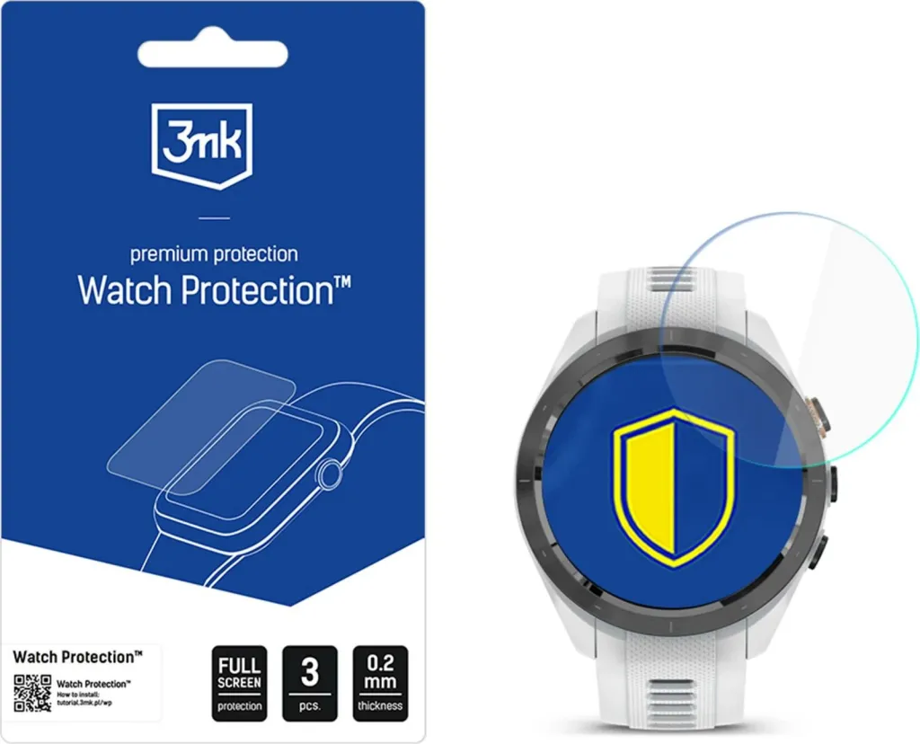 Xham mbrojtës për smartwatch 3mk Protection, për Garmin Approach S70 42mm, set prej 3 copë - 1
