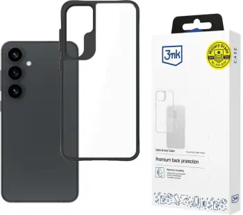 Mbështjellës 3mk Satin Armor Case+ për Samsung Galaxy S25+, transparent