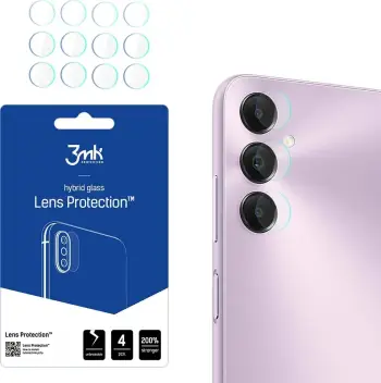 Mbrojtës xhami për lente 3mk Protection për Samsung Galaxy A05s, set 4 copë