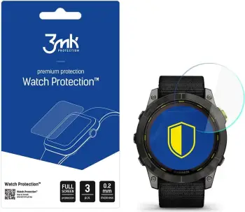 Xham mbrojtës për orë Garmin Enduro 2, 3mk Watch Protection, FlexibleGlass, 51 mm, set prej 3 copë