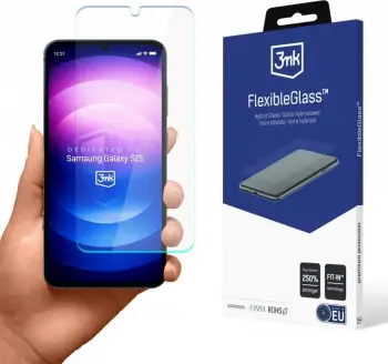 Xham mbrojtës hibrid 3mk FlexibleGlass për Samsung Galaxy S25
