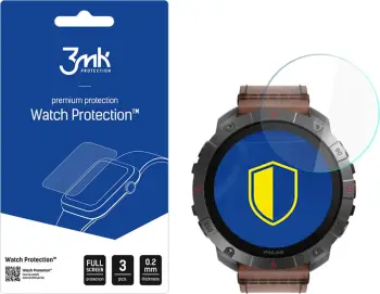 Xham mbrojtës 3MK Flexible Glass për Polar Grit X2 Pro, xham hibrid, 0.2mm, gri