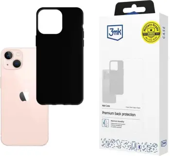 Mbështjellës 3mk Matt Case për iPhone 14 Pro, TPU, i zi