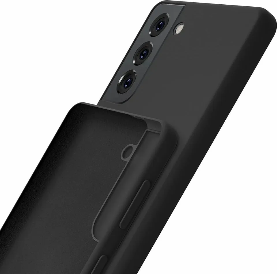 Mbështjellës silikoni 3mk për Samsung Galaxy S21+, i zi - 5