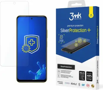 Mbështjellës 3mk SilverProtection+ për Xiaomi Poco X4 Pro 5G, antimikrobik, transparent